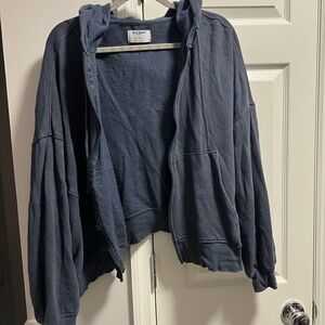 Old Navy Dark Gray Hoodie Jacket